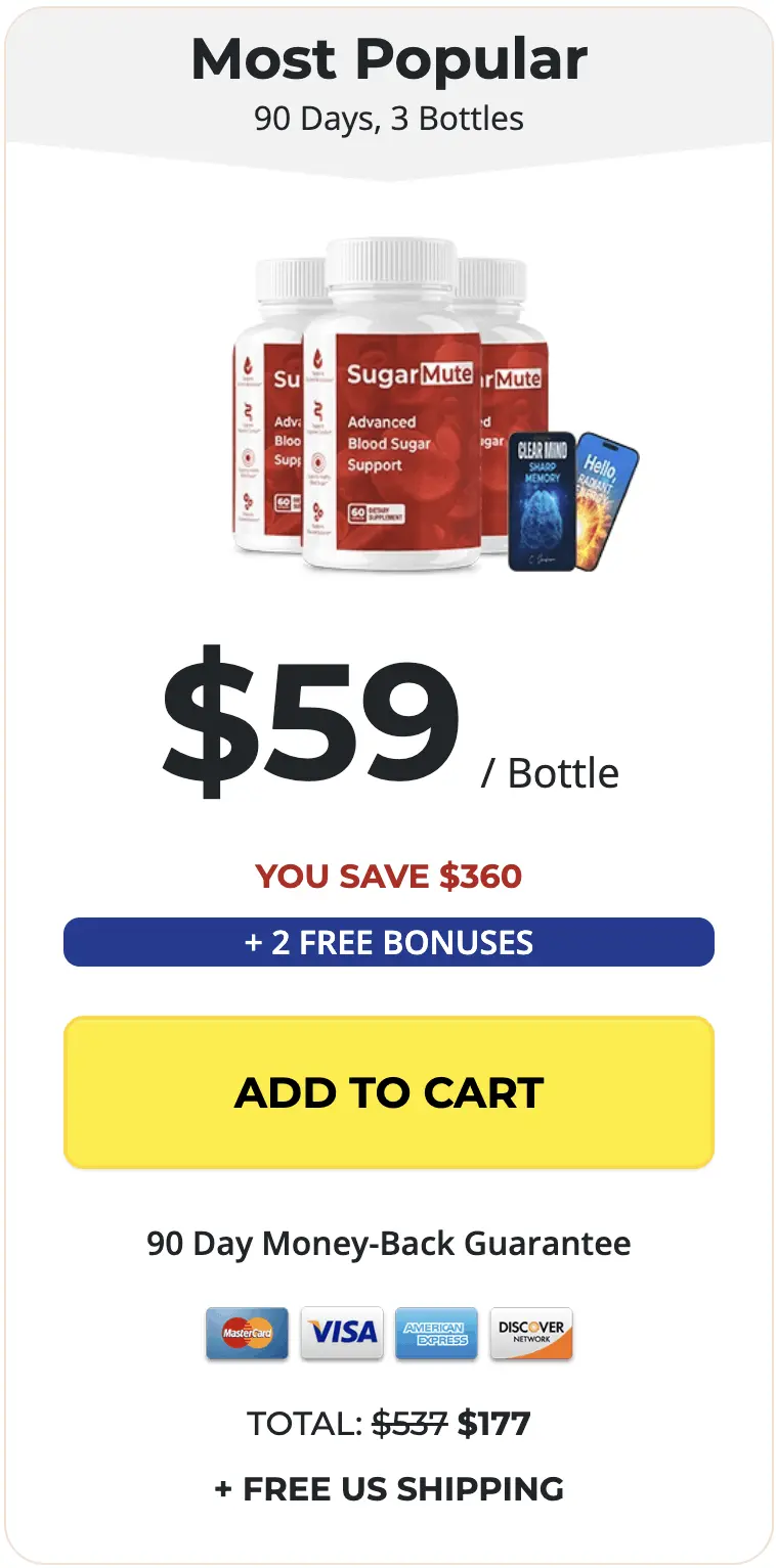 SugarMute 3 Bottles