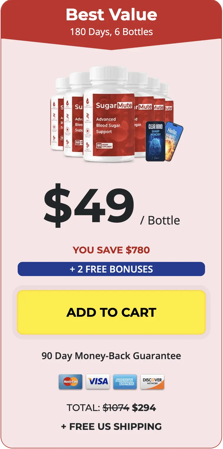 SugarMute 6 Bottles